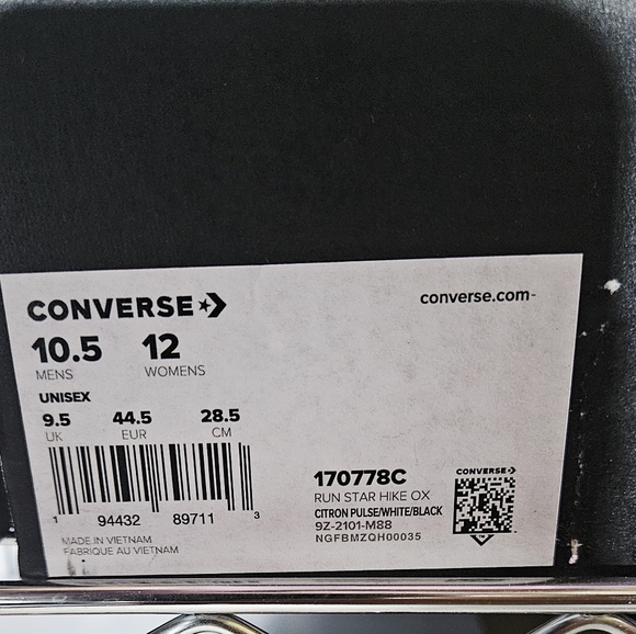 Converse Run Star Hike Ox Low Citron - Picture 8 of 8